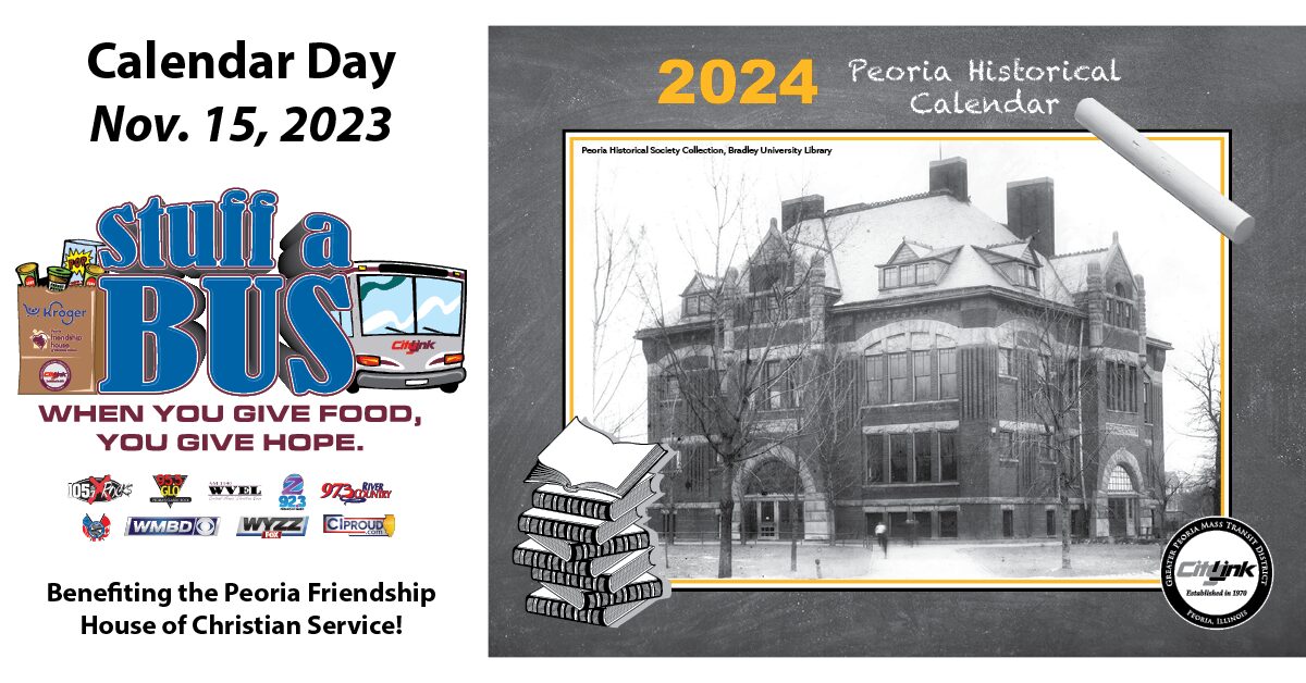 CityLink Offering Complimentary 2024 Peoria Historical Calendar in